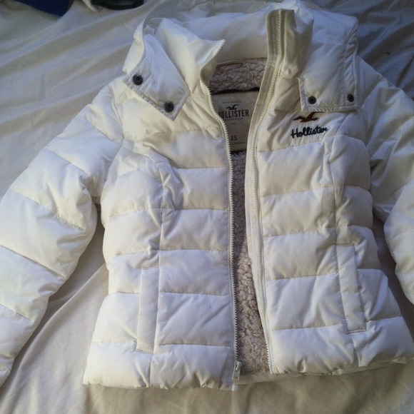 White Winter Hollister Jacket