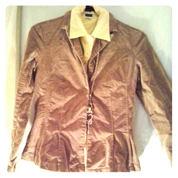 Miss Lili Gold/Camel Colored Blazer Small
