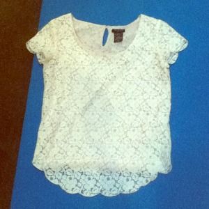 Lace blouse (talula brand) from Aritzia