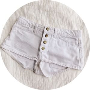 American Apparel Button-up shorts