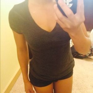Grey v neck
