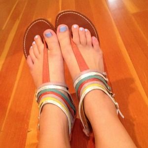 Multi color Steve Madden Sandals