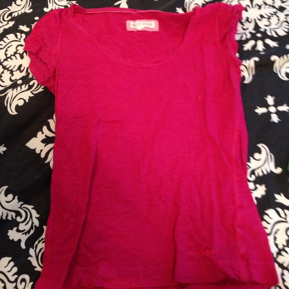 Plain pink scoop neck - Picture 1 of 1