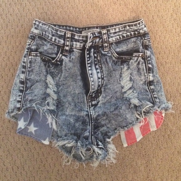 High waisted shorts