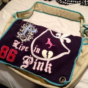 Large PINK backpack messenger bag