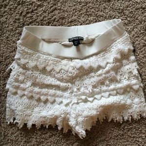 Express crochet shorts