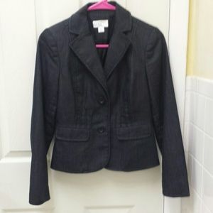 Great deal.  Dark gray LOFT Ann Taylor blazer