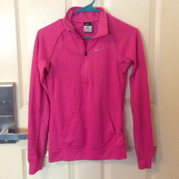 Pink Nike Dri-Fit sweater