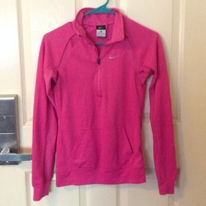 Pink Nike Dri-Fit sweater