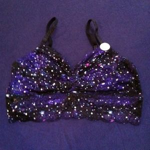 Victoria's Secret Cosmic Bling Rhinestone Lace Bra