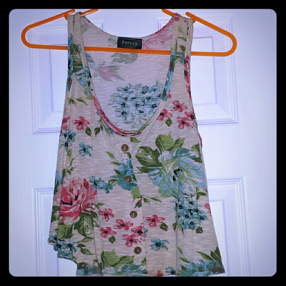 Floral crop top - Picture 1 of 3