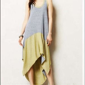 Anthropologie High Low Terry Dress