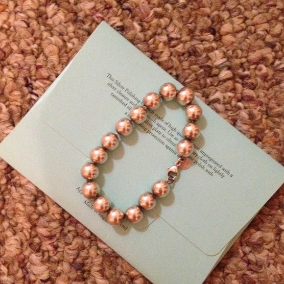 Authentic Tiffany ball bracelet