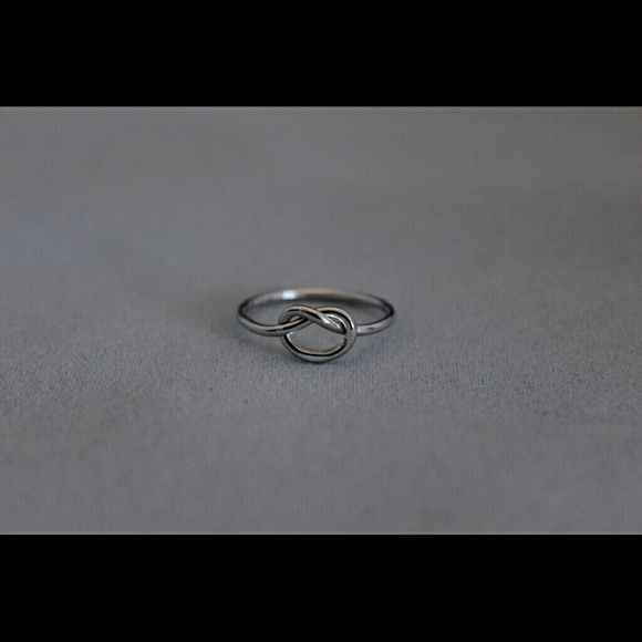 RESERVED ** Sterling silver Knot ring