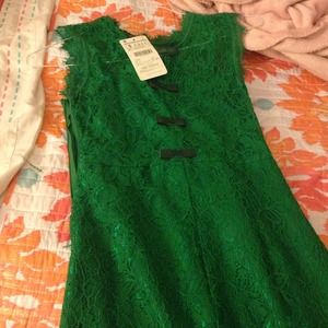 Green Zara Dress.