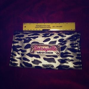 Betsy Johnson Leopard Clutch