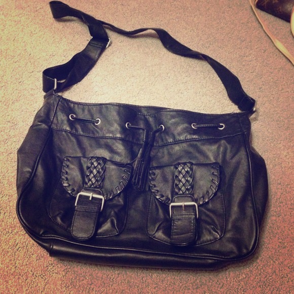 Black crossbody bag