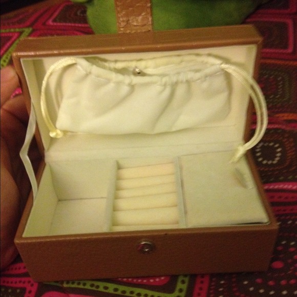 Brown Leather Jewelry Box
