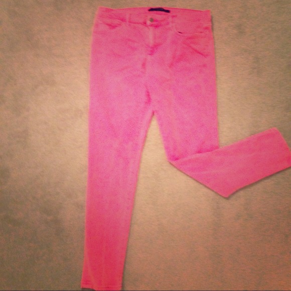 Joes hot pink skinny jeans