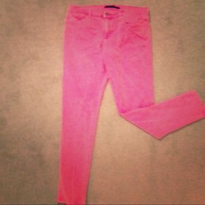 Joes hot pink skinny jeans