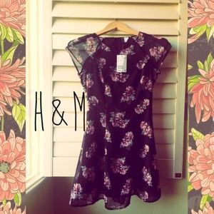 🍂Black Flower Dress🍂