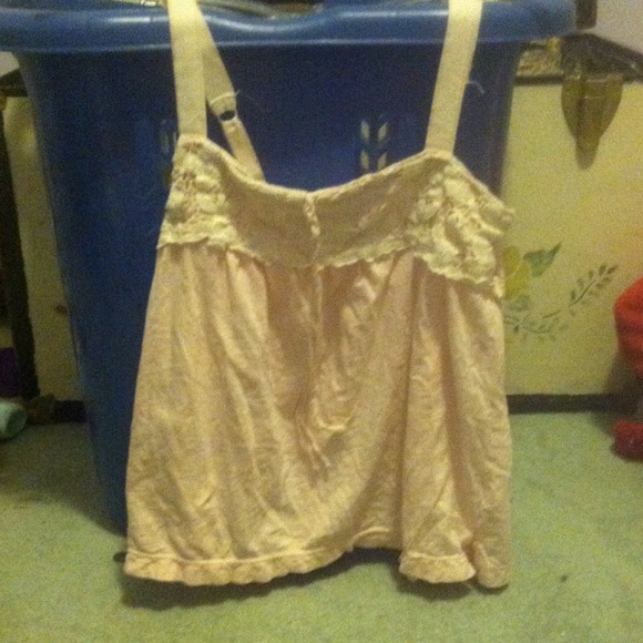 American eagle pink tanktop