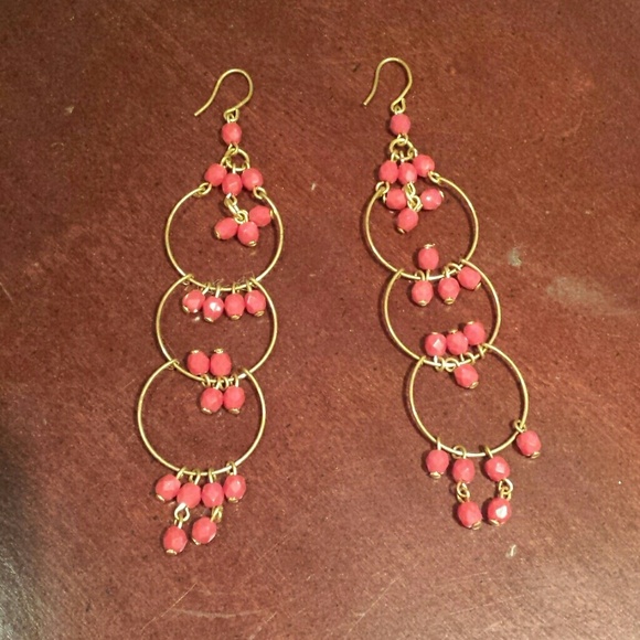 Red earrings