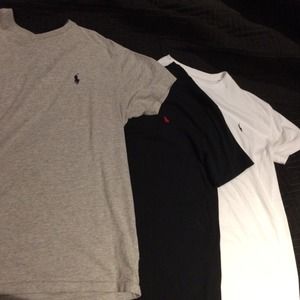 Three Polo Ralph Lauren Men's Tee