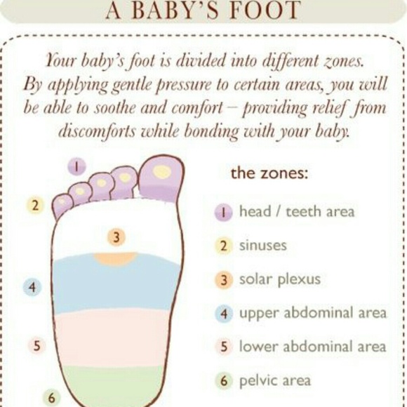 Rub babys feet here