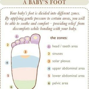 Rub babys feet here