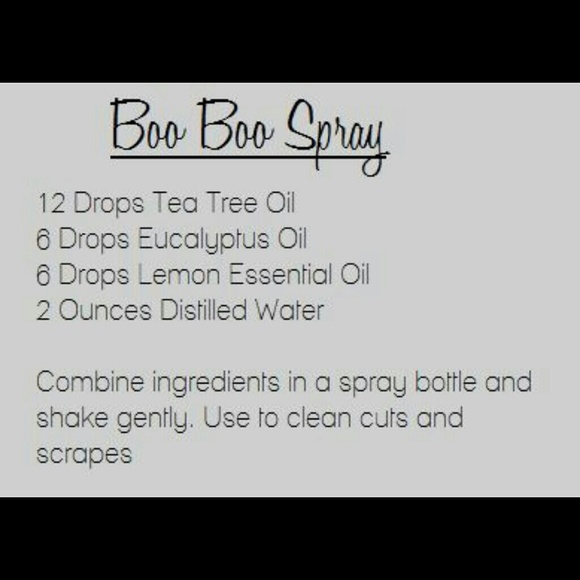 Diy Doterra essential oils boo boo spray