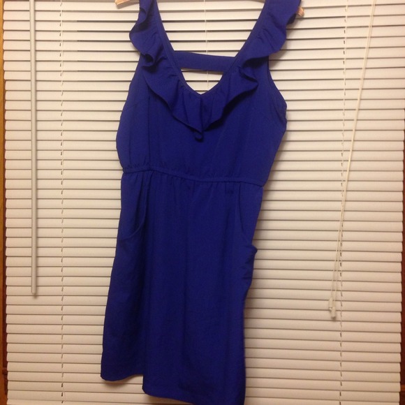 Semi formal blue dress