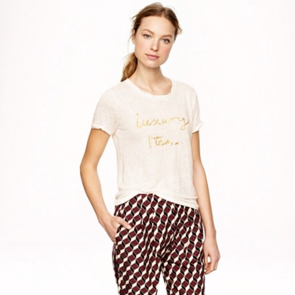 JCREW Luxury Item Tee