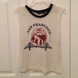 Brandy Melville San Francisco crop top