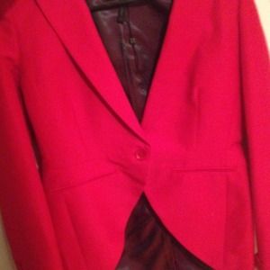 Bcbg red blazer