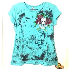 Blue Skull shirt