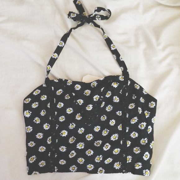 LF Daisies Halter Top