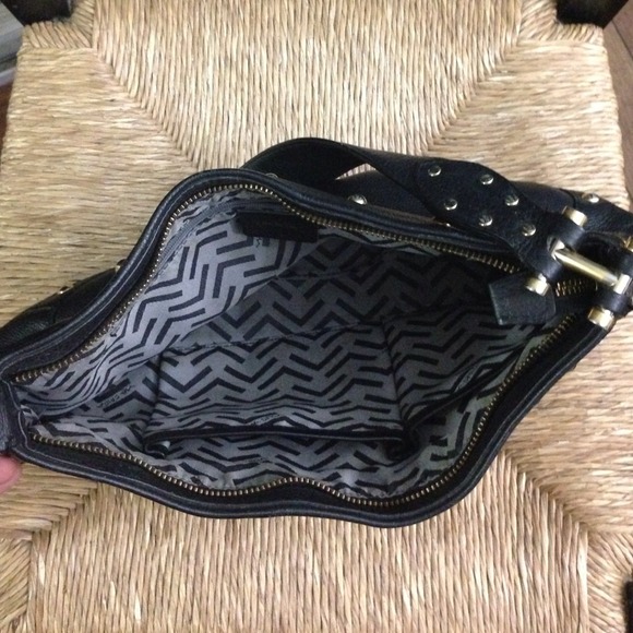 Black with gold hardware Via Spiga handbag - Picture 2 of 8