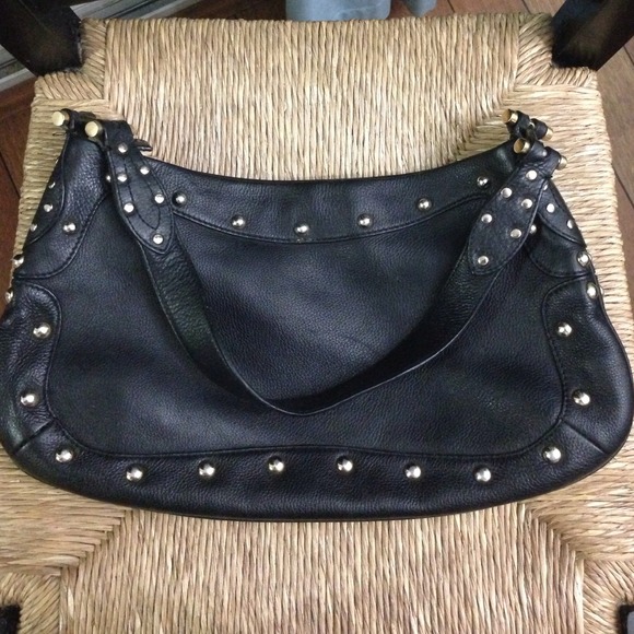 Black with gold hardware Via Spiga handbag - Picture 3 of 8