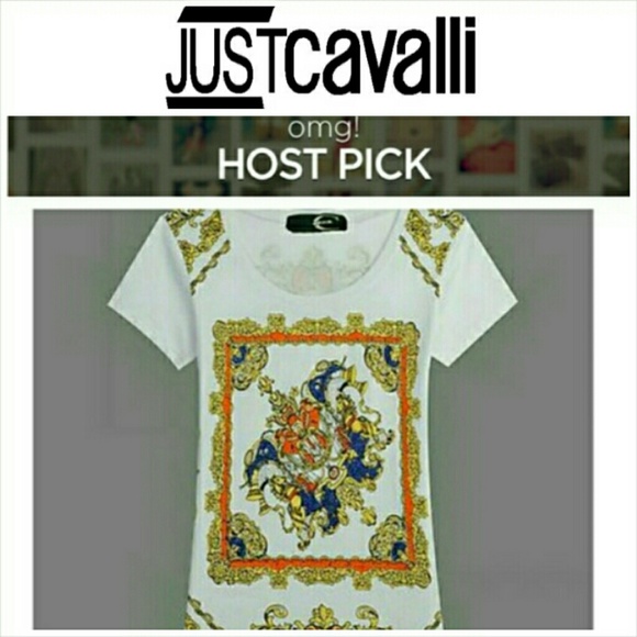 Just Cavalli Tops - SALE! HP 10/1!! Just Cavalli Rhinestone Tee