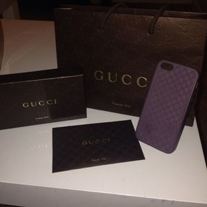 Flash Sale!! Authentic GUCCI iPhone5 silicone case