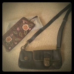 Cross Body Bag and 2 Clutch Bundle