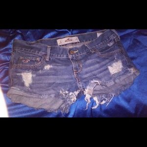 Denim shorts
