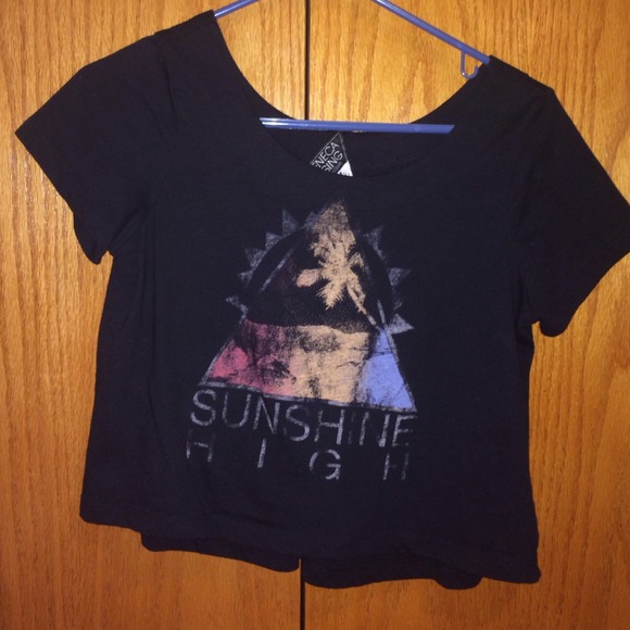 Seneca Rising graphic crop top