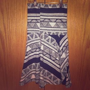 American Apparel tribal convertible skirt/top