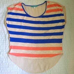 Striped loose top