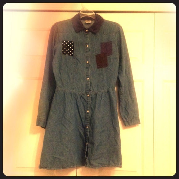 drop dead clothing Dresses & Skirts - XL DROP DEAD CLOTHING PATCHWORK DRESS