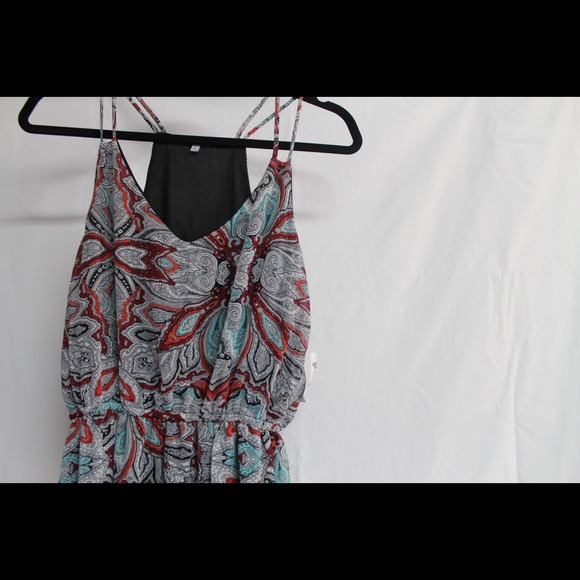 multi colored maxi dress - Picture 3 of 5