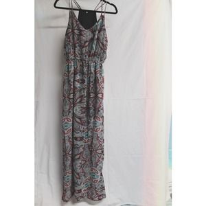 multi colored maxi dress