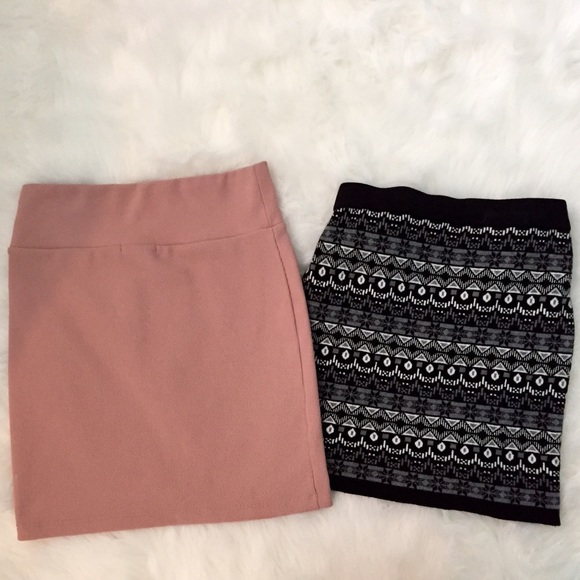 Nude and Tribal Pencil skirts🎀👗